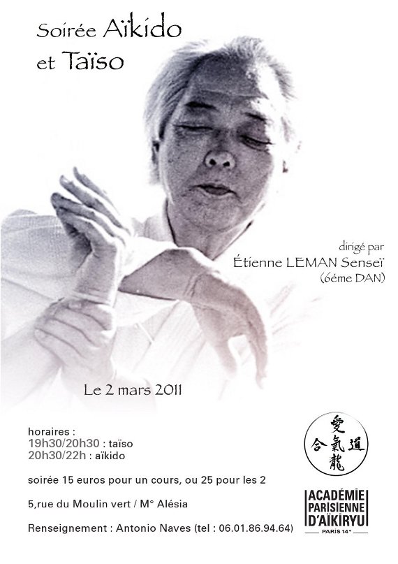 Stage aikido Etienne Leman